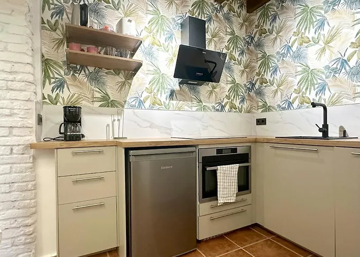 Con Patio Privado En El Centro De Apartmán *